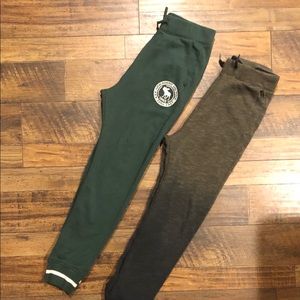 2 pair of Abercrombie Kids joggers.  Size 11/12